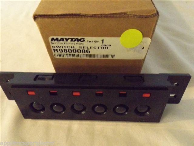 MAYTAG AMANA DISHWASHER R9800086 Switch, Selector NEW IN BOX MAYTAG AMANA DISHWASHER R9800086 Switch, Selector NEW IN BOX